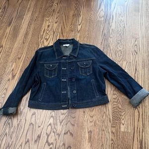 Harold’s XL cropped denim jacket